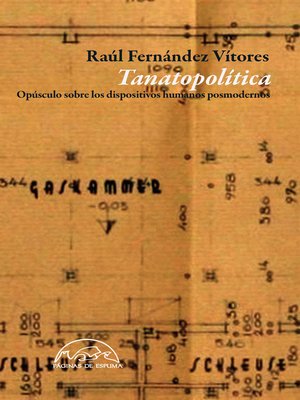 cover image of Tanatopolítica